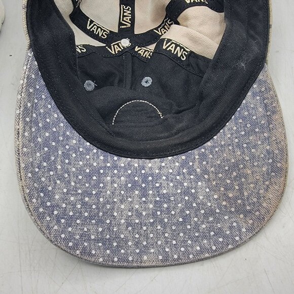 Vintage Vans Floral Print Baseball Cap With Leather Strap - Picture 8 of 8